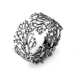 Giovanni Raspini bangle coral Argento Clearance