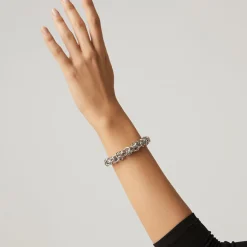 Giovanni Raspini bracciale bizantina grande Argento New