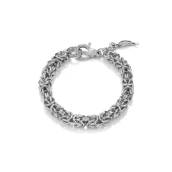 Giovanni Raspini bracciale bizantina media Argento Hot