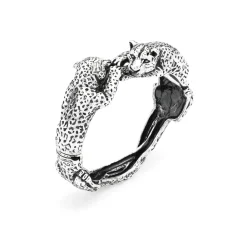 Giovanni Raspini bracciale leopardi Argento Best