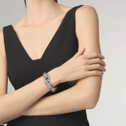 Giovanni Raspini bracciale leopardi Argento Best