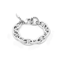 Giovanni Raspini bracciale maglia marina media Argento Hot