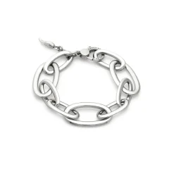 Giovanni Raspini bracciale maglia ovale bold Argento Discount