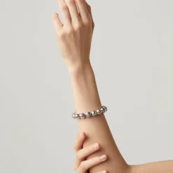 Giovanni Raspini bracciale super bowl grande Argento Best
