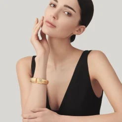 Giovanni Raspini bracciale tubogas croco grande ArgentoDorato Best