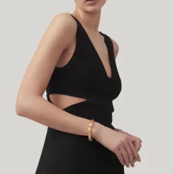Giovanni Raspini bracciale tubogas croco piccolo ArgentoDorato Best